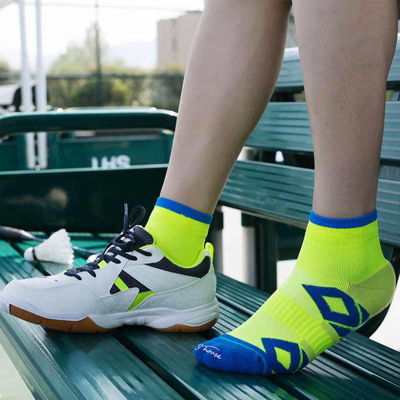 Low-Cut Performance Sports Socks for Badminton, Tennis & Training