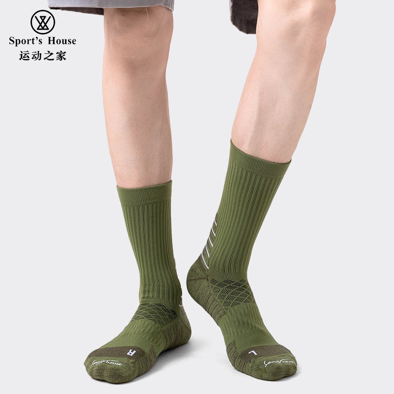 Men’s Five-Toe Crew Athletic Socks for Training, Hiking & Everyday Wear