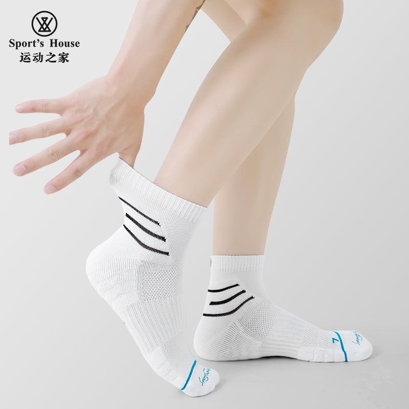 Breathable Quarter Athletic Socks for Training, Running & Everyday Wear