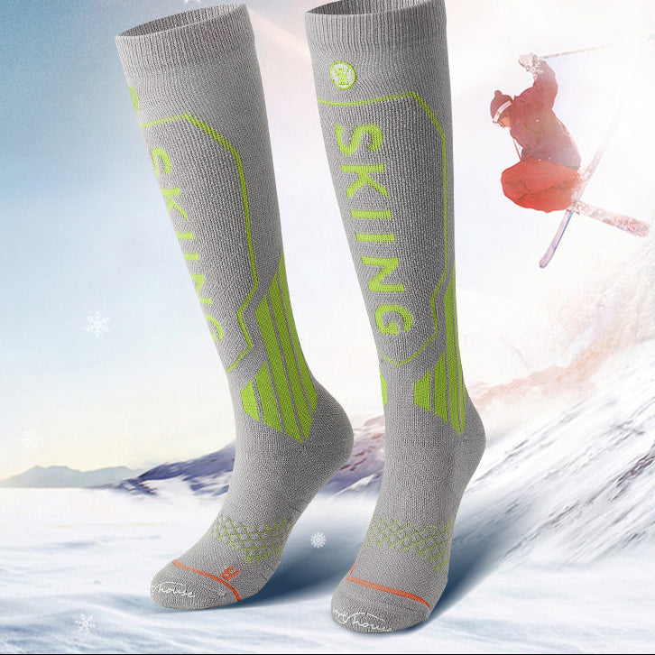 Women’s Knee-High Ski Socks for Winter Sports & Outdoor Training