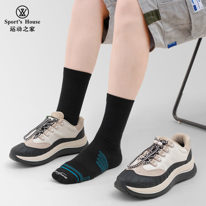 Cushioned Crew Sports Socks for Hiking, Training & Everyday Wear