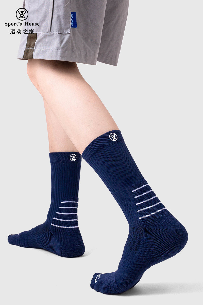Men’s Five-Toe Crew Athletic Socks for Training, Hiking & Everyday Wear