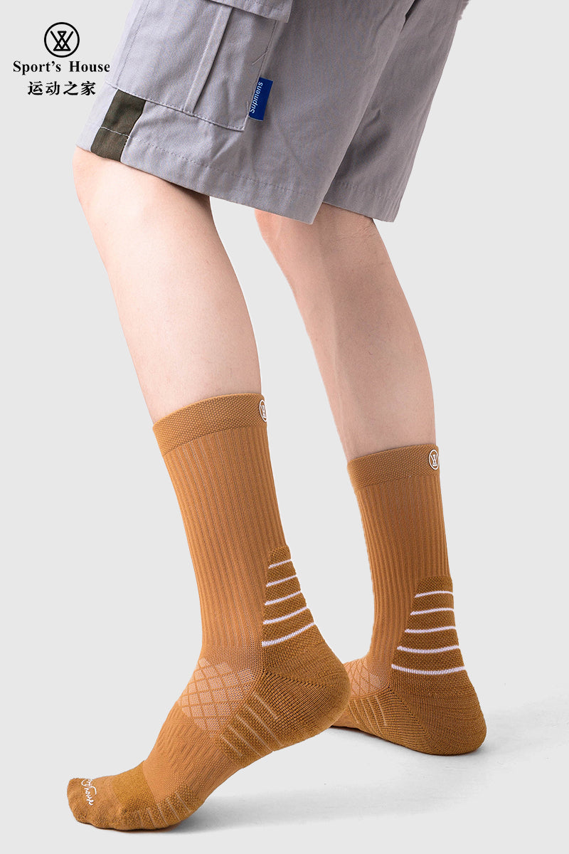 Men’s Five-Toe Crew Athletic Socks for Training, Hiking & Everyday Wear