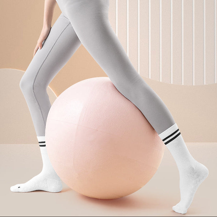 Women’s Non-Slip Crew Yoga Socks for Pilates, Barre & Studio Training