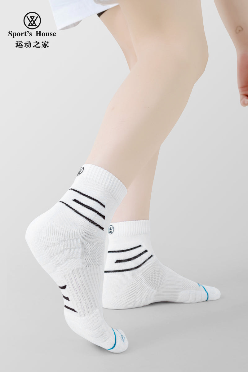 Breathable Quarter Athletic Socks for Training, Running & Everyday Wear