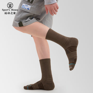 Cushioned Crew Sports Socks for Hiking, Training & Everyday Wear