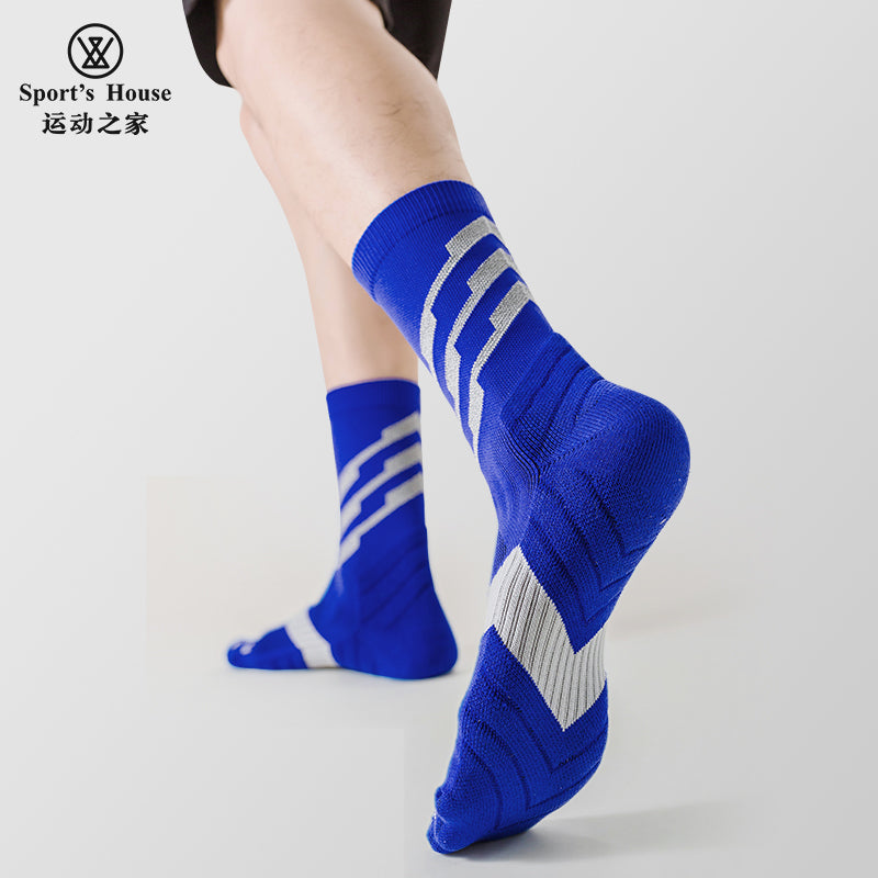 Five-Toe Crew Athletic Socks for Running, Training & Court Sports