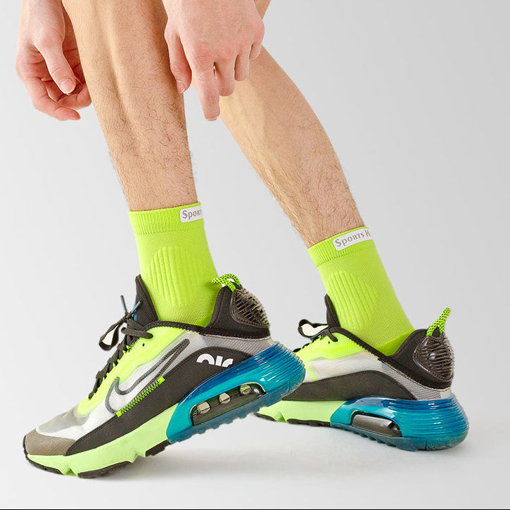 Men’s Cushioned Quarter Crew Athletic Socks for Training & Running