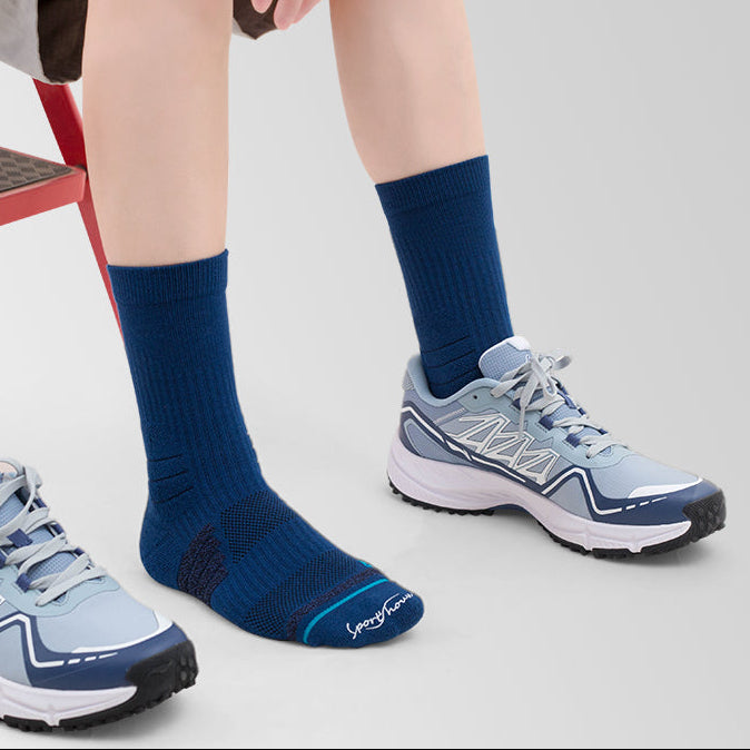 Cushioned Crew Sports Socks for Hiking, Training & Everyday Wear