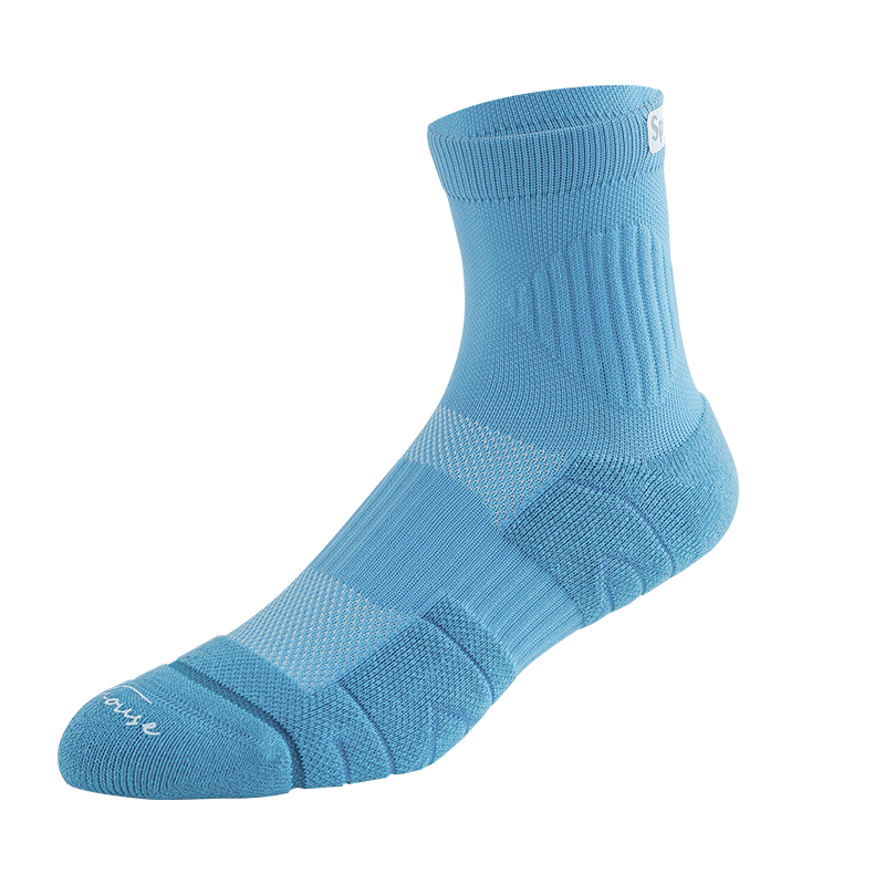 Men’s Cushioned Quarter Crew Athletic Socks for Training & Running