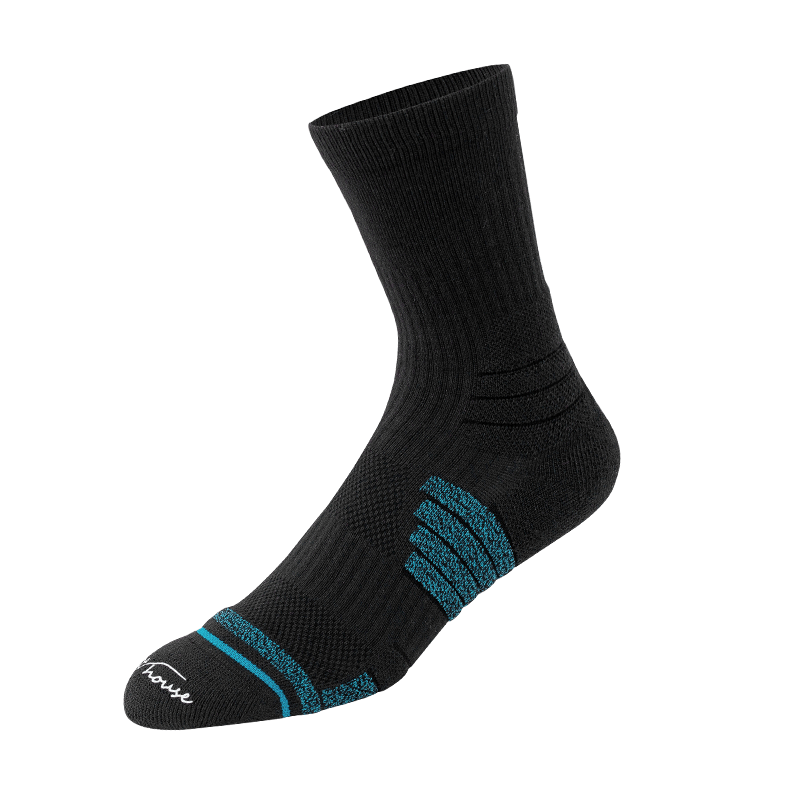 Cushioned Crew Sports Socks for Hiking, Training & Everyday Wear