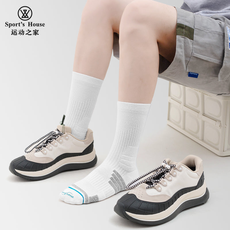 Cushioned Crew Sports Socks for Hiking, Training & Everyday Wear