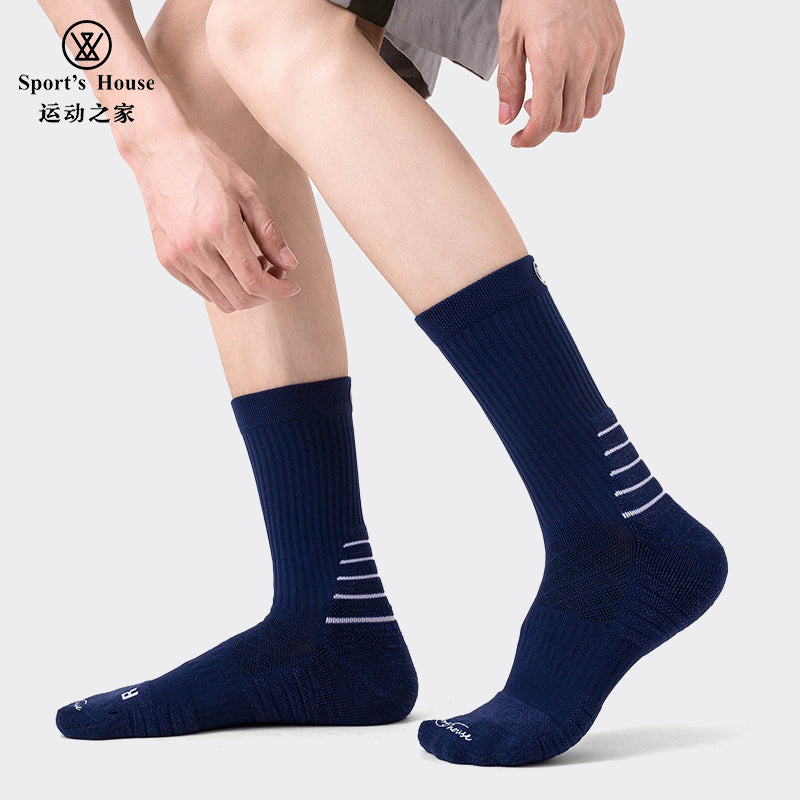 Men’s Five-Toe Crew Athletic Socks for Training, Hiking & Everyday Wear
