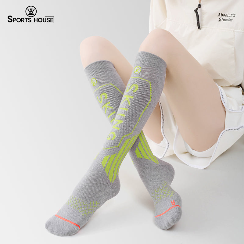 Women’s Knee-High Ski Socks for Winter Sports & Outdoor Training