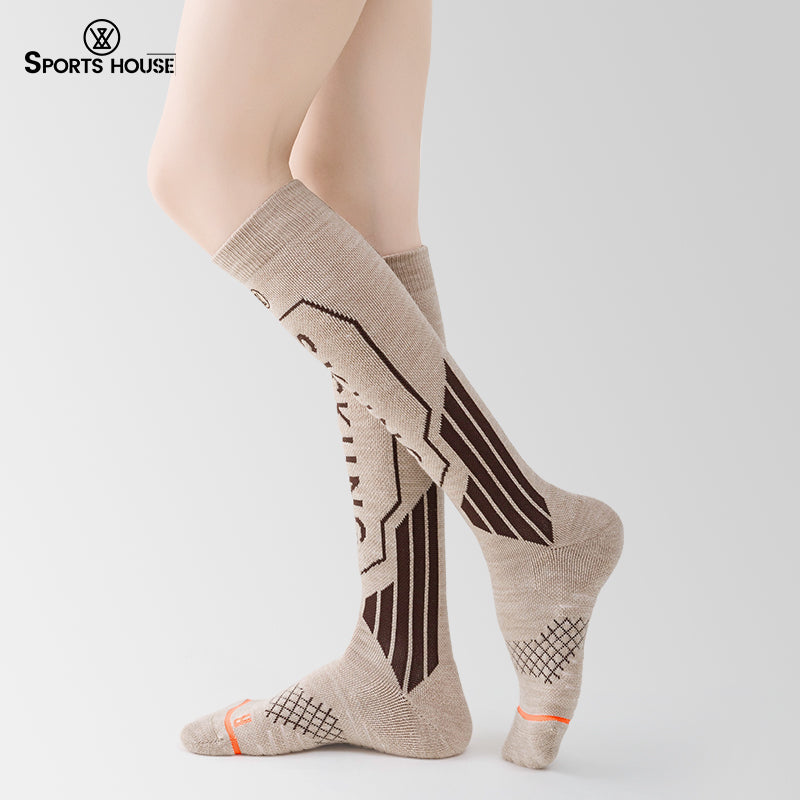 Women’s Knee-High Ski Socks for Winter Sports & Outdoor Training