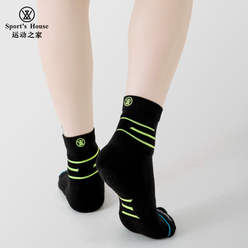 Breathable Quarter Athletic Socks for Training, Running & Everyday Wear