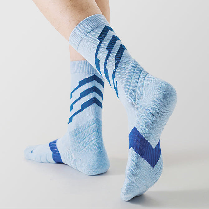 Five-Toe Crew Athletic Socks for Running, Training & Court Sports