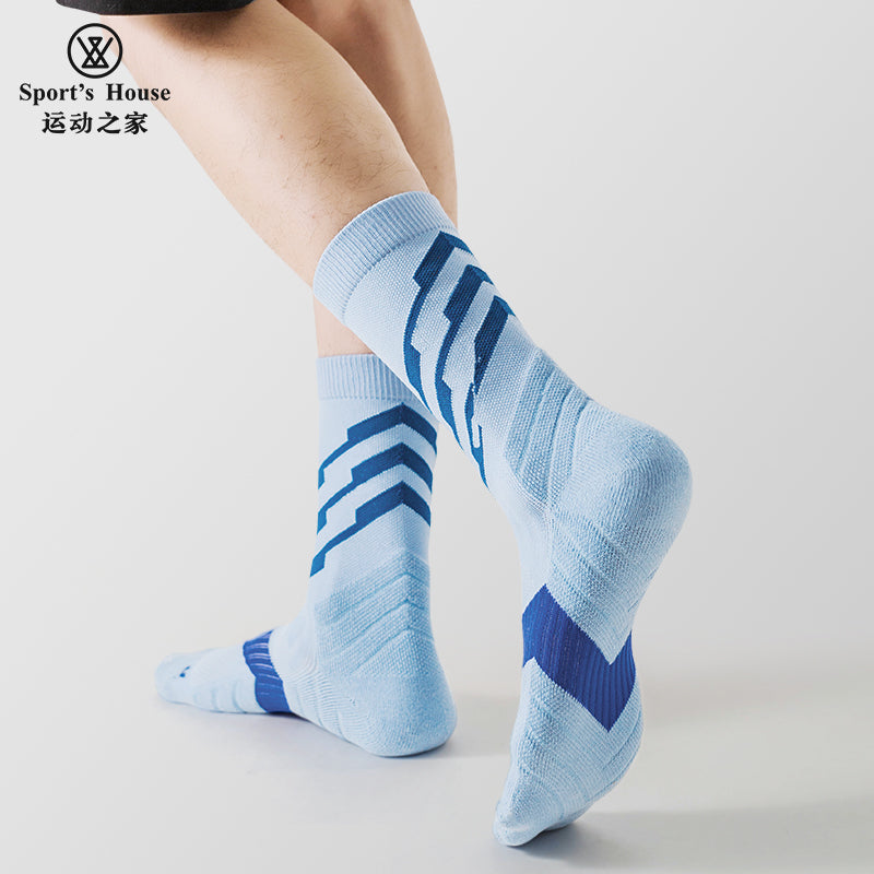 Five-Toe Crew Athletic Socks for Running, Training & Court Sports