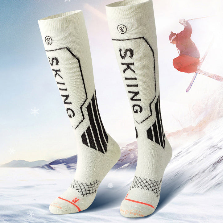 Women’s Knee-High Ski Socks for Winter Sports & Outdoor Training