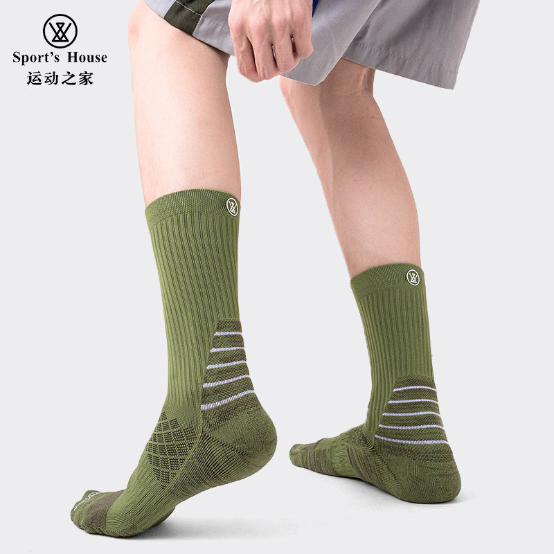 Men’s Five-Toe Crew Athletic Socks for Training, Hiking & Everyday Wear