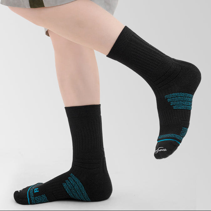 Cushioned Crew Sports Socks for Hiking, Training & Everyday Wear