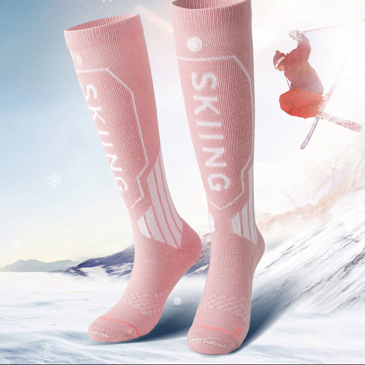 Women’s Knee-High Ski Socks for Winter Sports & Outdoor Training