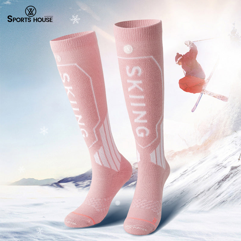 Women’s Knee-High Ski Socks for Winter Sports & Outdoor Training