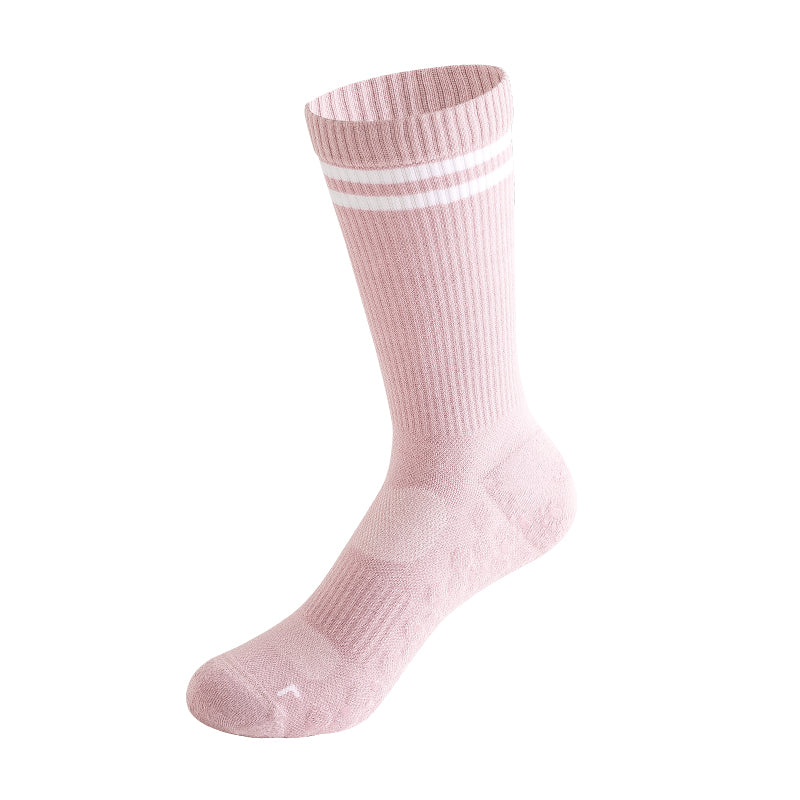Women’s Non-Slip Crew Yoga Socks for Pilates, Barre & Studio Training